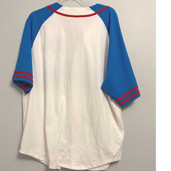Mitchell & Ness Quebec Nordiques Hockey Jersey Mens Baseball Shirt - Picture 2 of 8